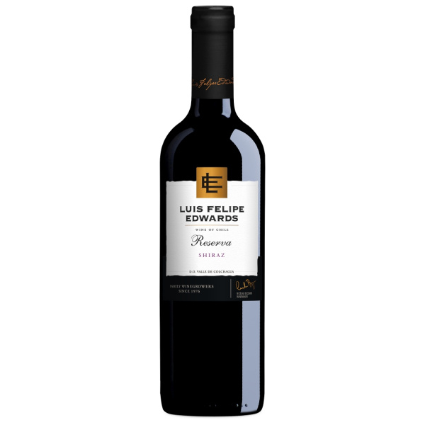 Вино Красное Сухое Luis Felipe Edwards Reserva Shiraz Valle de Colchagua 0,75 л фото