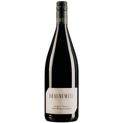 Вино Красное Сухое Braunewell Unser Taglich Spatburgunder Rheinhessen 2019 1,00 л фото