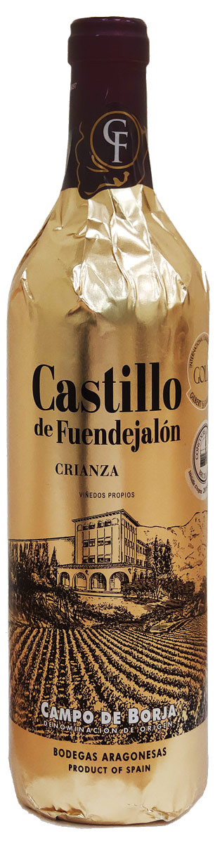 Вино Красное Сухое Bodegas Aragonesas Castillo de Fuendejalon Crianza 2020 0,75 л фото