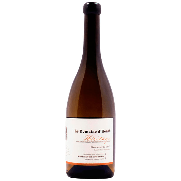 Вино Белое Сухое Le Domaine d'Henri Heritage Chablis 1er Cru Fourchaume 2015 0,75 л фото