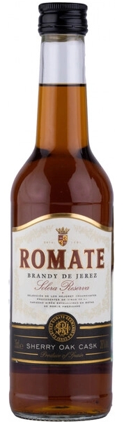 Бренди Romate Solera Reserva Brandy de Jerez 0,35 л фото