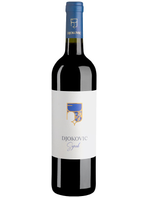 Вино Красное Сухое Djokovic Syrah 2021 0,75 л фото