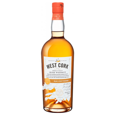Виски West Cork Small Batch Rum Cask Finished Single Malt 0,7 л фото