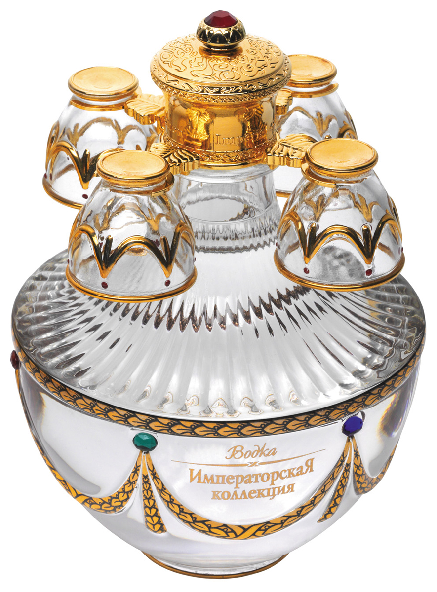 Водка Imperial Collection Faberge Egg Diamond in wooden box 0,7 л фото