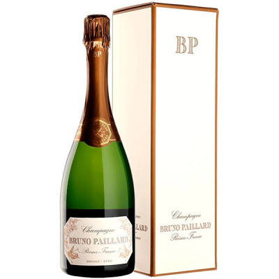 Вино игристое Белое Экстра Брют Bruno Paillard Dosage Zero Champagne in gift box 2018 0,75 л фото