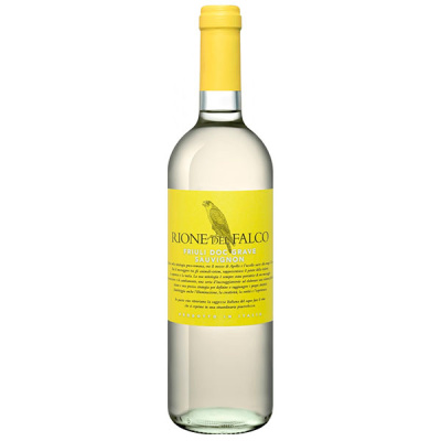 Вино Белое Сухое Rione del Falco Sauvignon Friuli Grave 2022 0,75 л фото