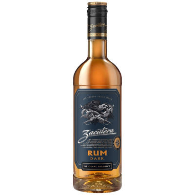 Ром Закатера Темный 37,5% 0,7 л фото