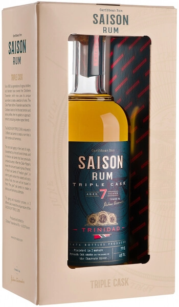 Ром Saison Triple Cask Trinidad 7 YO in gift box 0,7 л фото