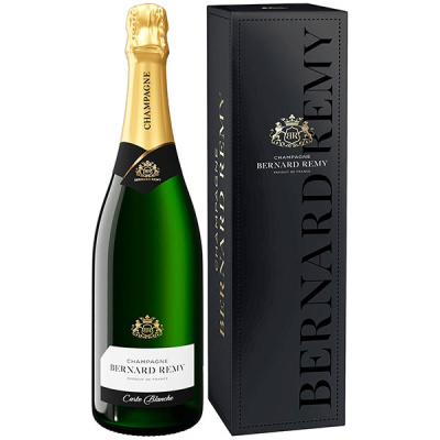 Вино игристое Белое Брют Bernard Remy Carte Blanche Champagne in gift box 0,75 л фото