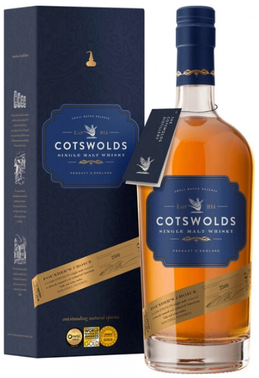 Виски Cotswolds Founder's Choice Single Malt in gift box 0,7 л фото