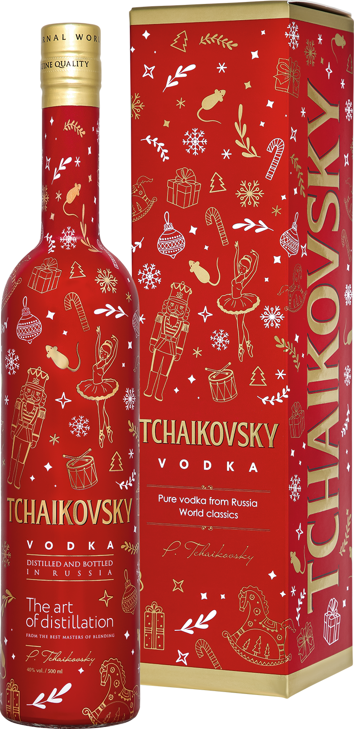 Водка Tchaikovsky Nutcracker in gift box 0,5 л фото