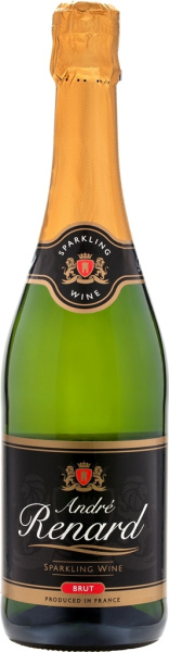 Вино игристое Белое Брют Andre Renard Brut 0,75 л фото