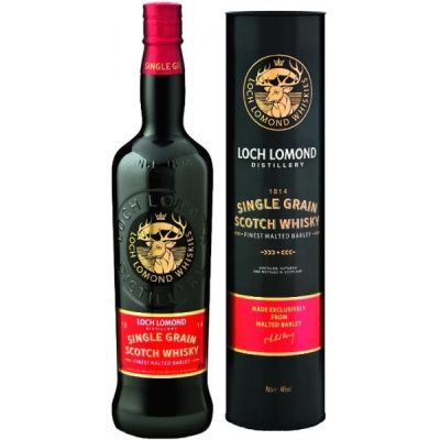 Виски Loch Lomond Single Grain Highland in tube 0,70 л фото