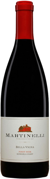 Вино Красное Сухое Martinelli Bella Vigna Pinot Noir Sonoma Coast 2022 0,75 л фото