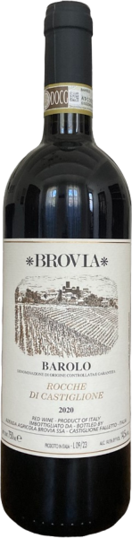 Вино Красное Сухое Brovia Rocche di Castiglione Barolo 2020 0,75 л фото