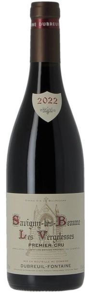 Вино Красное Сухое Domaine Dubreuil Fontaine Savigny-les-Beaune Premier Cru Les Vergelesses Rouge 2022 0,75 л фото