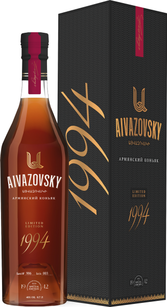 Бренди Aivazovsky Limited Edition 1994 in gift box 0,7 л фото
