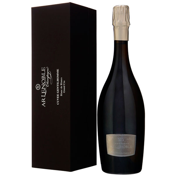 Вино игристое Белое Брют AR Lenoble Cuvee Gentilhomme Blanc de Blancs Grand Cru Champagne in gift box 2013 0,75 л фото