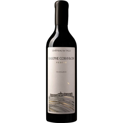 Вино Красное Сухое Chateau de Talu Cabernet Sauvignon Reserve Kuban Gelendzhik 2021 0,75 л фото