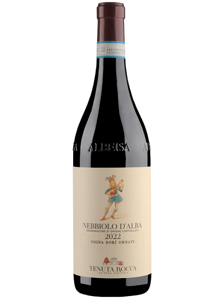Вино Красное Сухое Tenuta Rocca Nebbiolo d’Alba Vigna Sori Ornati 2022 0,75 л фото