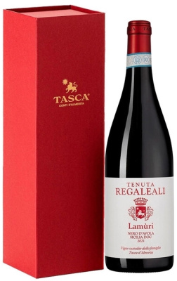 Вино Красное Сухое Tasca d'Almerita Lamuri Sicilia in gift box 2021 0,75 л фото