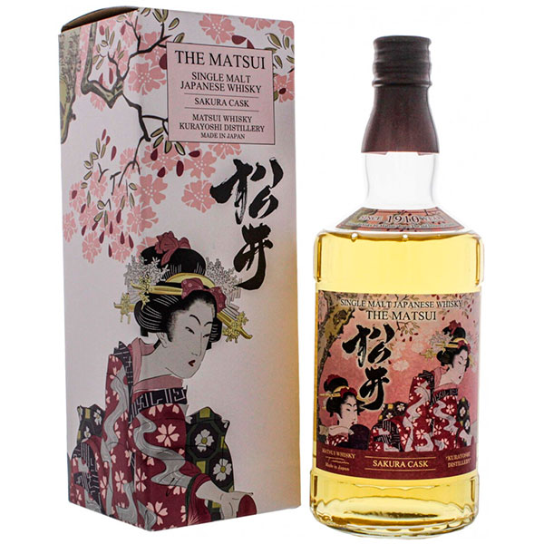Виски The Matsui Sakura Cask Single Malt in gift box 0,7 л фото