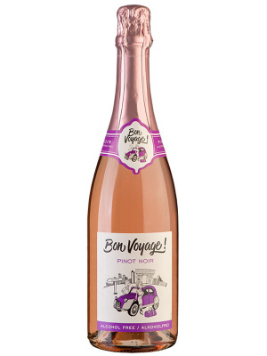Вино игристое Розовое Сладкое Bon Voyage Pinot Noir 0,75 л фото