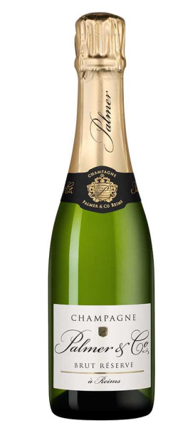 Вино игристое Белое Брют Palmer & Co La Reserve Brut Champagne 2021 0,375 л фото