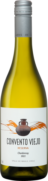 Вино Белое Сухое Maule J Bouchon Convento Viejo Chardonnay Reserva 2023 0,75 л фото