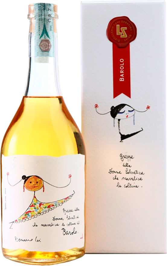 Граппа Levi Serafino Grappa di Barolo in gift box 0,7 л фото