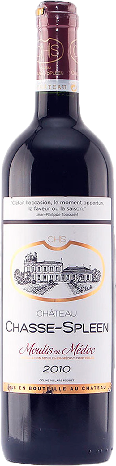 Вино Красное Сухое Chateau Chasse-Spleen Moulis-en-Medoc 2010 0,75 л фото