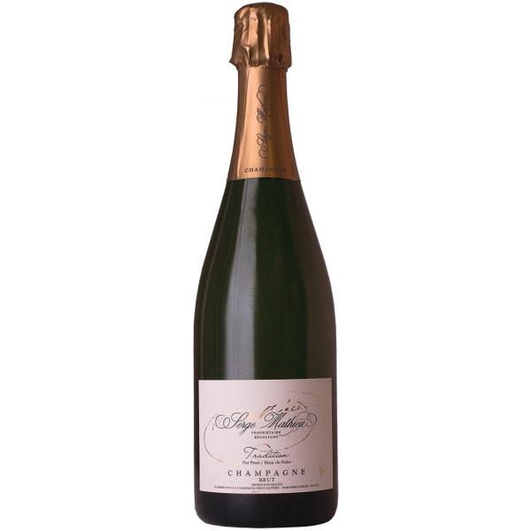 Вино игристое Белое Брют Serge Mathieu Blanc de Noirs Tradition Brut Champagne 0,75 л фото