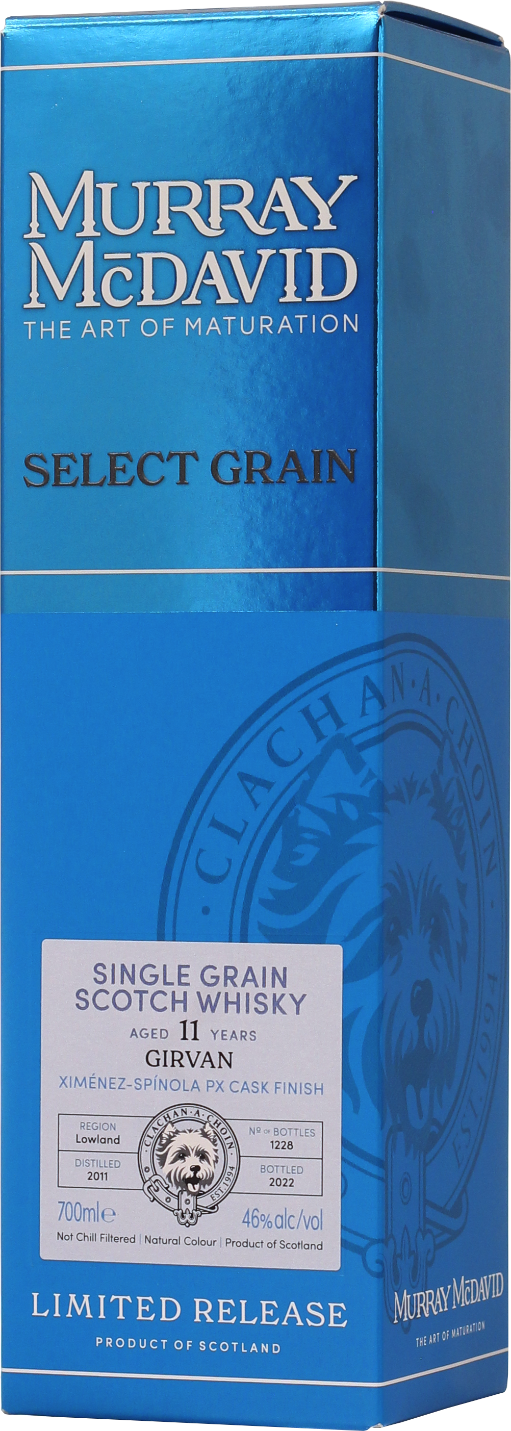 Виски Murray Mcdavid Select Grain Girvan 11 Years Old in gift box 0,7 л фото