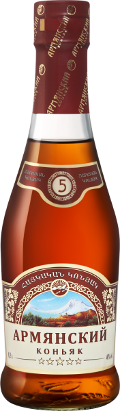 Коньяк Merdzavan Cognac Factory Armenian Brandy 5 yo 0,25 л фото