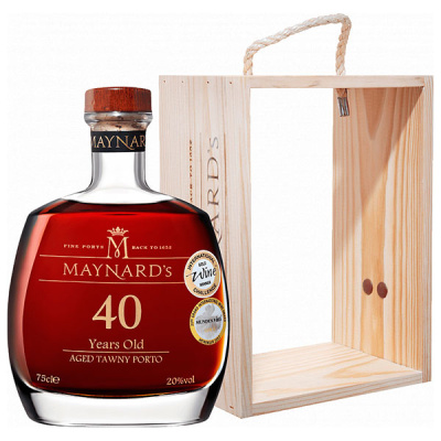 Портвейн Maynard's Tawny 40 Years Old in wooden box 0,75 л фото