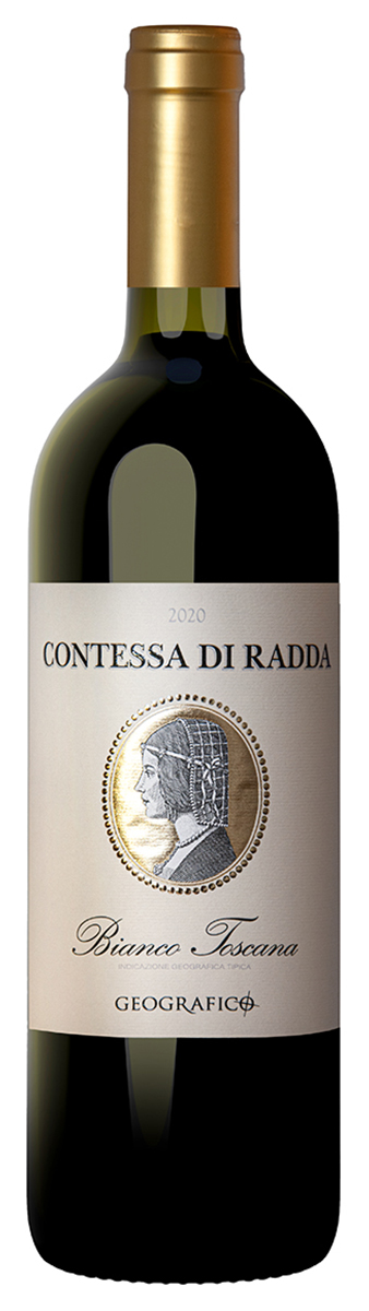Вино Белое Сухое Geografico Contessa di Radda Bianco Toscana 2022 0,75 л фото