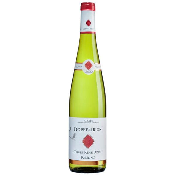 Вино Белое Сухое Dopff & Irion Cuvee Rene Dopff Riesling Alsace 2020 0,75 л фото