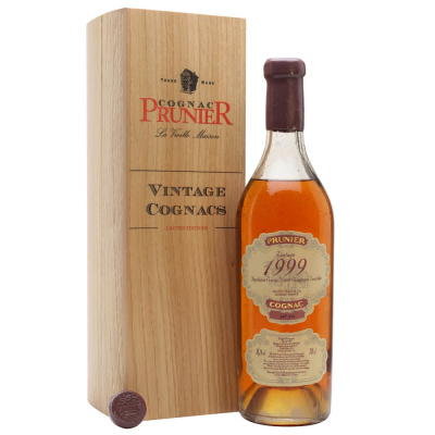Коньяк Prunier 1999 Grande Champagne in gift box 0,7 л фото