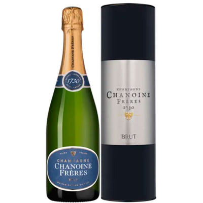 Шампанское Белое Брют Chanoine Freres Brut Champagne in tube 0,75 л фото