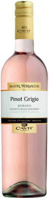 Вино Розовое Сухое Cavit Mastri Vernacoli Pinot Grigio Rosato Vigneti delle Dolomiti 2024 0,75 л фото