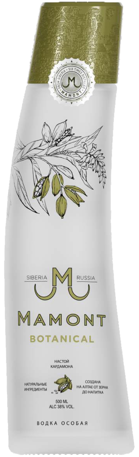 Водка Mamont Botanical 0,5 л фото