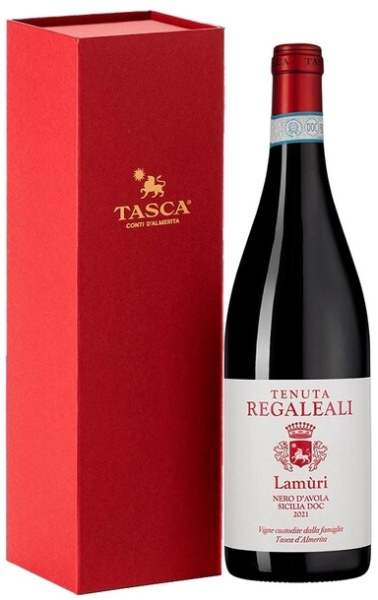 Вино Красное Сухое Tasca d'Almerita Lamuri Sicilia in gift box 2021 0,75 л фото