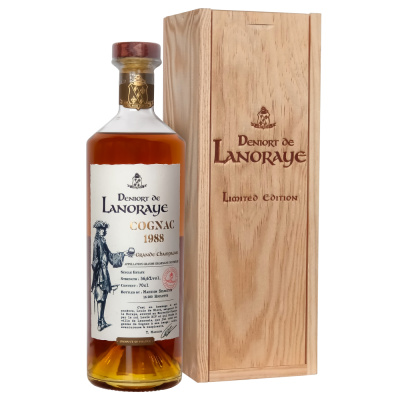 Коньяк Deniort de Lanoraye Vintage Single Estate Grande Champagne 1988 0,7 л фото