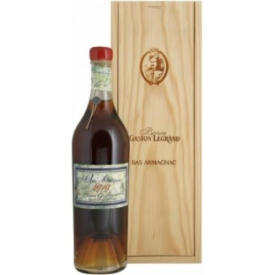 Арманьяк Baron G. Legrand Bas Armagnac in wooden box 1979 0,70 л фото