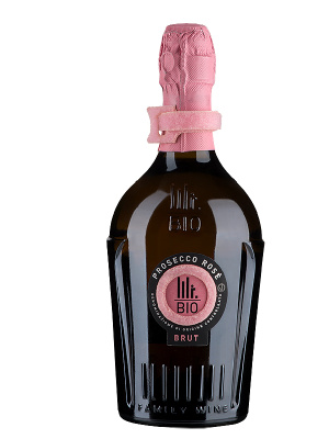 Вино игристое Розовое Брют Mr.Bio Prosecco Rose 2022 0,75 л фото