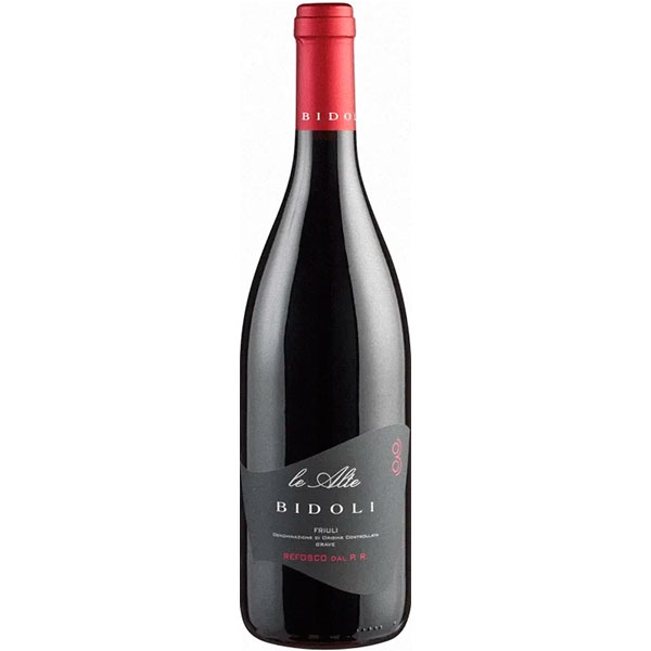 Вино Красное Сухое Bidoli Le Alte Refosco Friuli Grave 2022 0,75 л фото