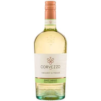 Вино Белое Сухое Corvezzo Pinot Grigio delle Venezie 2023 0,75 л фото