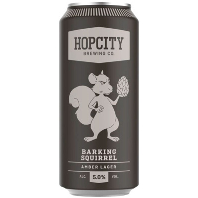 Пиво Светлое Hop City Barking Squirrel Amber Lager in can 0,473 л фото