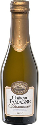 Вино игристое Chateau Tamagne Brut Blanc 0,2 л фото
