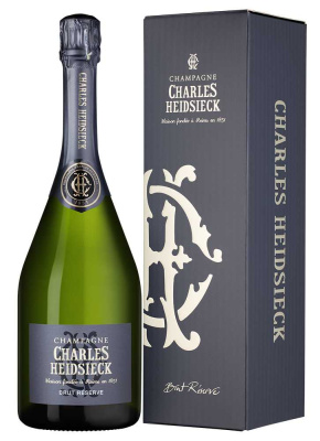 Шампанское Шарль Хайдсик Брют Резерв в п/у 2019 Белое Брют 12% 0,75 л фото
